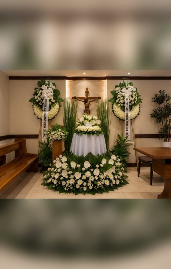 Peaceful Urn Setup